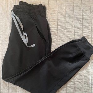 COPY - Figs Zamora High Waisted Jogger Black Small Petite